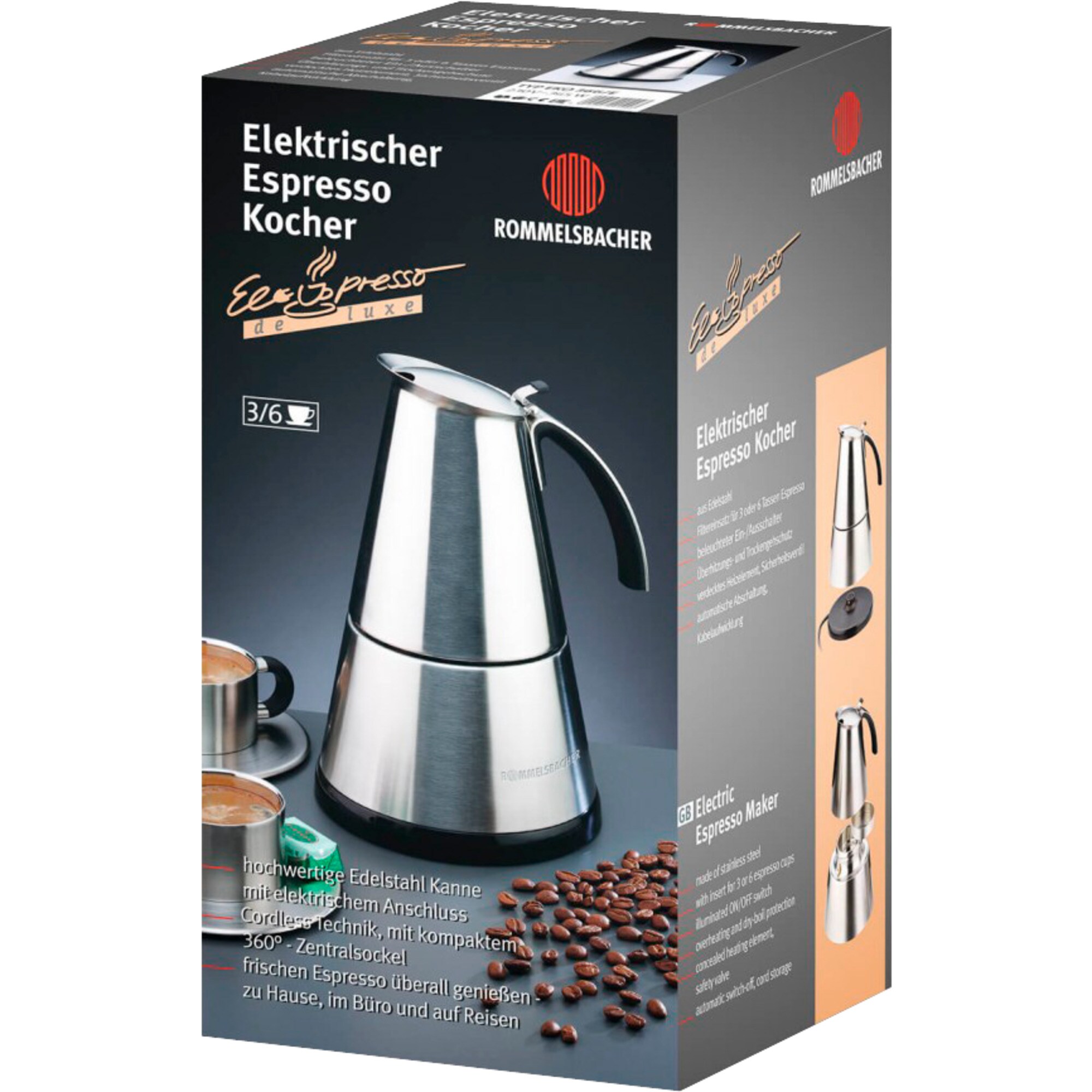 Rommelsbacher Espressomaschine EKO 364/E Elpresso mini