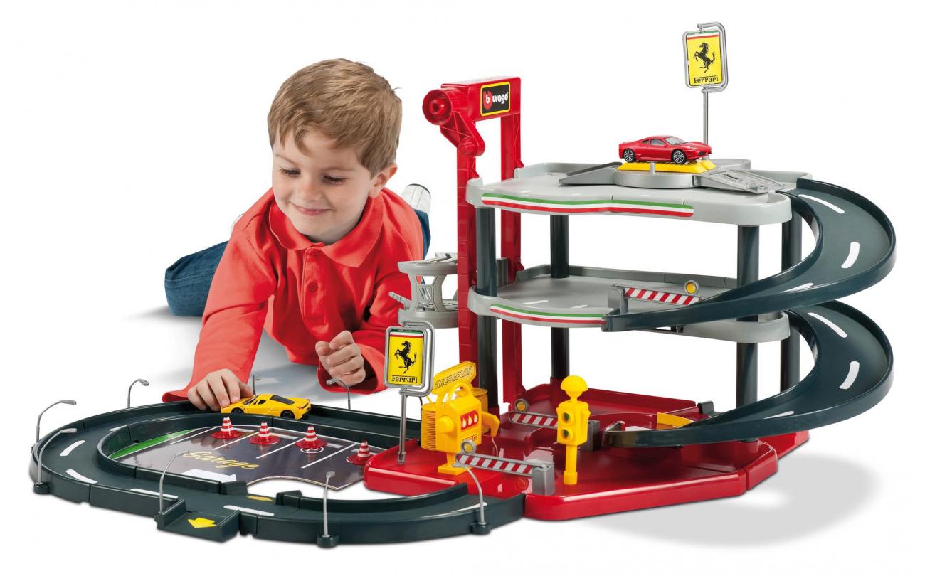 Burago Ferrari Parking Garage