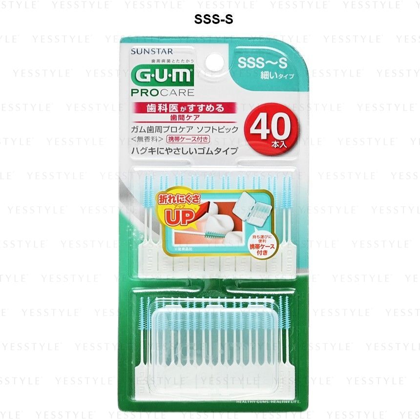 Sunstar - Gum Pro Care Wegwerp Plastic Soft Pick