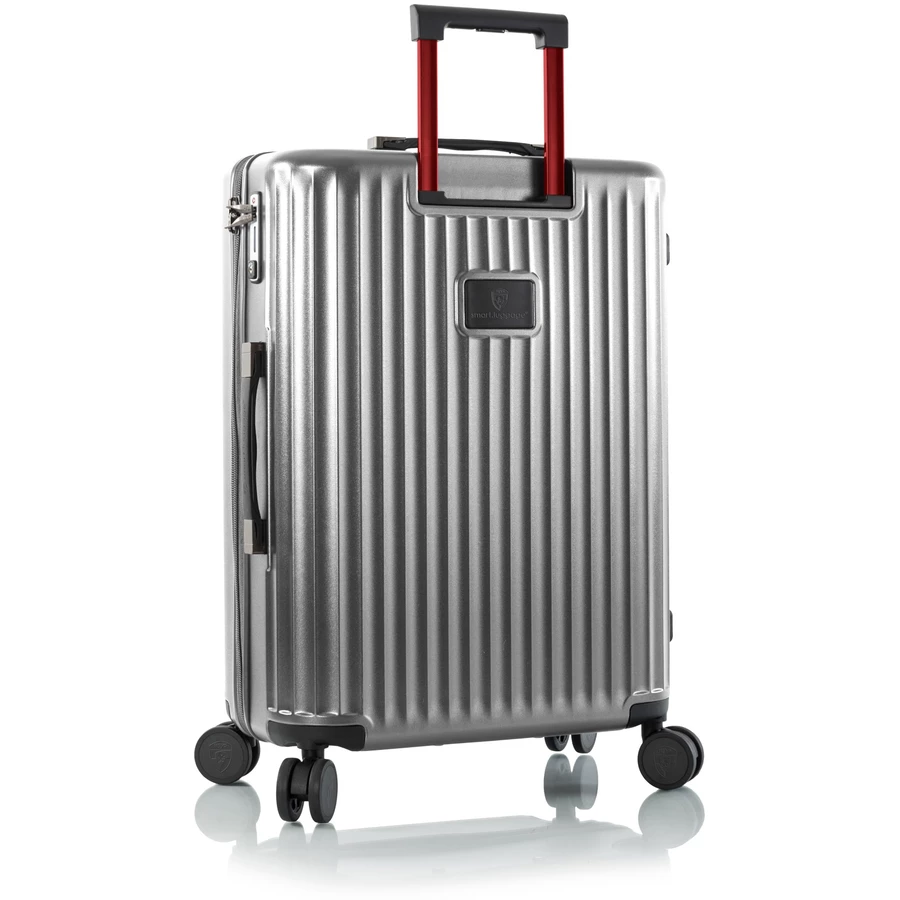 Heys SmartLuggage - 4-Rollen Trolley M silver