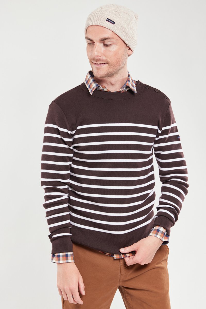 Pull marin rayé 