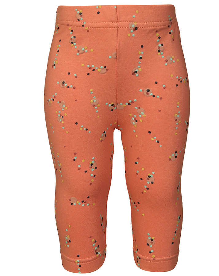 Leggings SPRING CONFETTI in terracotta