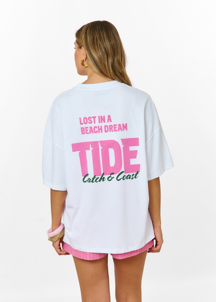 Tide t-shirt wit
