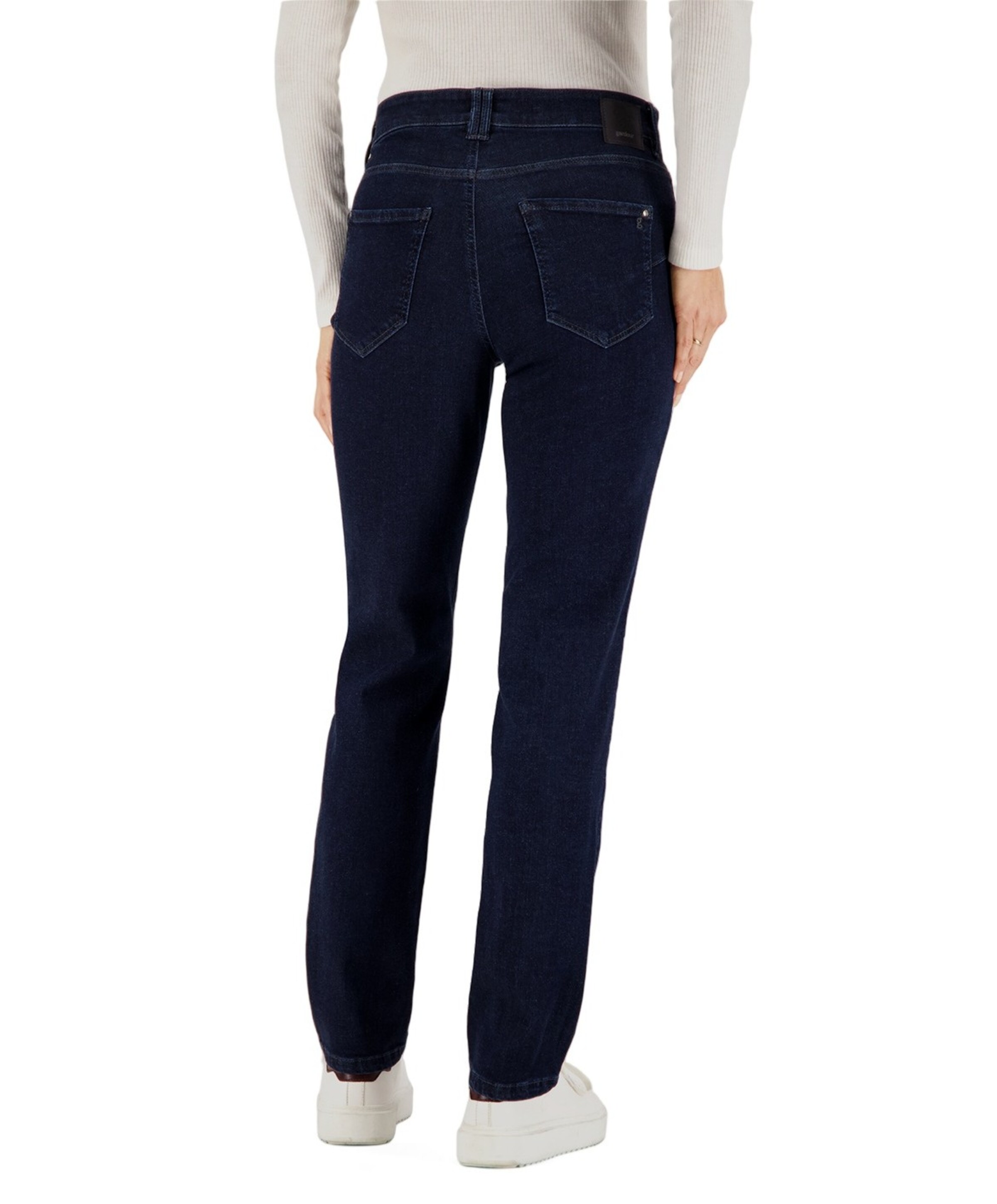 Gardeur Hose 5-Pocket Straight dames jeans blauw