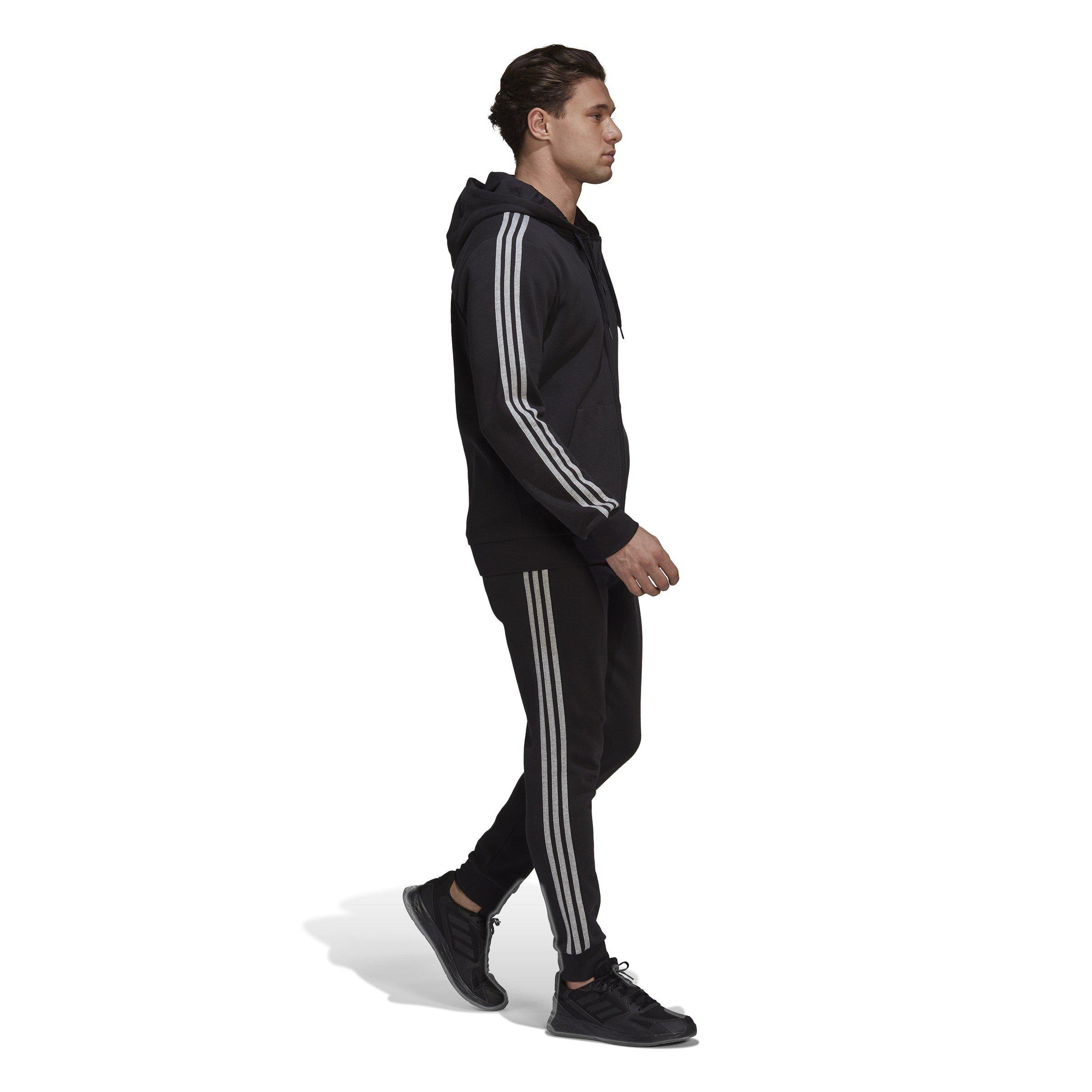 adidas 3S Fleece Tracksuit Mens
