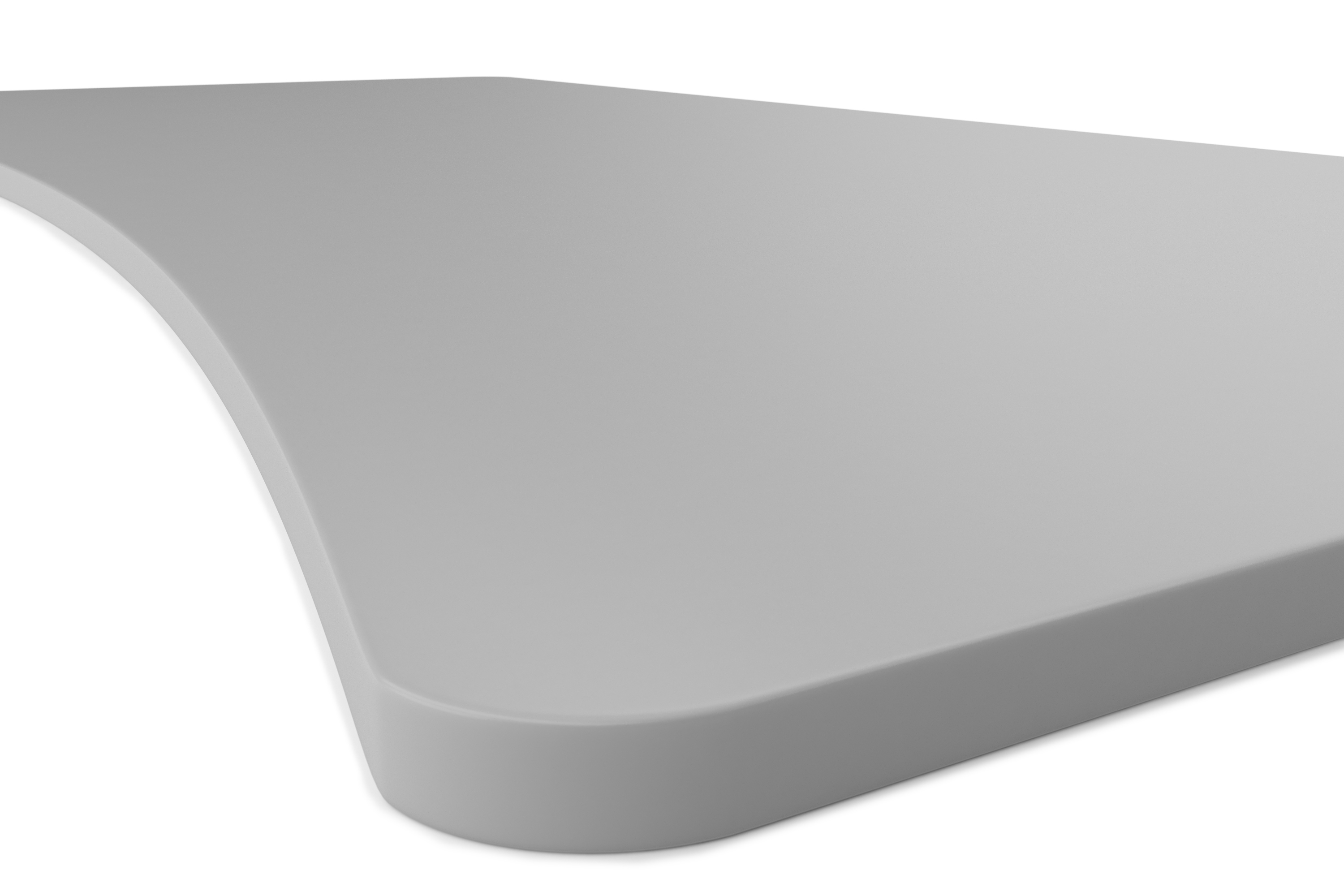 Tischplatte Stehpult grau 200 x 92 cm