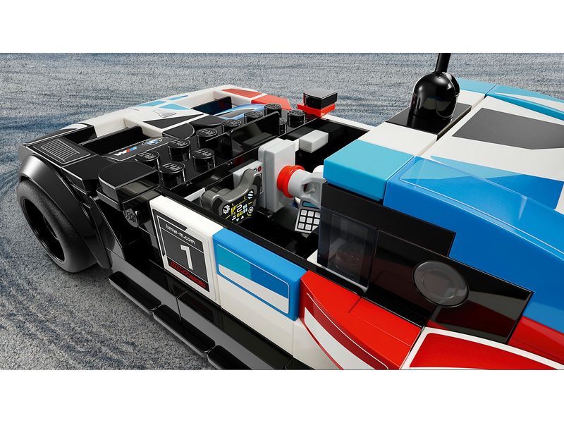 LEGO® Speed Champions BMW M4 GT3 & BMW M Hybrid V8 Rennwage Detailgetreu nachgebildetes Bau- und Spielset