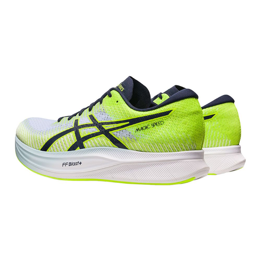 Asics MAGIC SPEED 2 - Chaussures running Homme hazard green/midnight