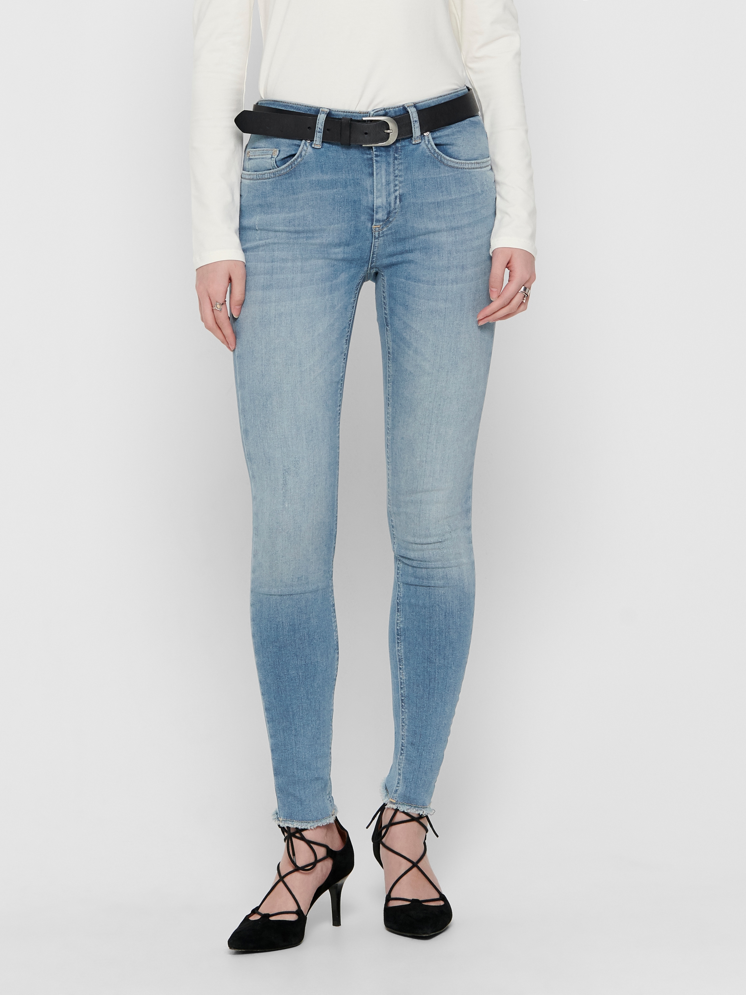 ONLY Ankle-Jeans »ONLBLUSH MID SK AK RAW REA1467«