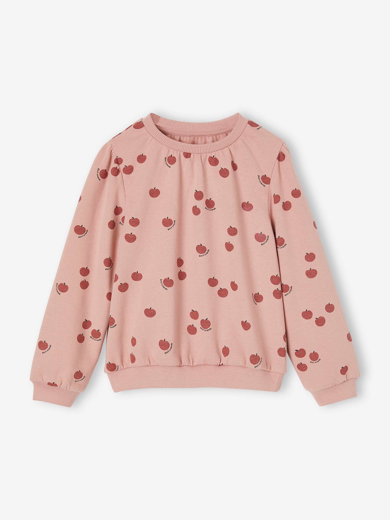 Moletom com estampa de chocolate para meninas