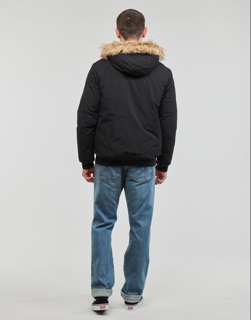 Jack & Jones - JJCHAMP BOMBER JACKET FUR - Noir