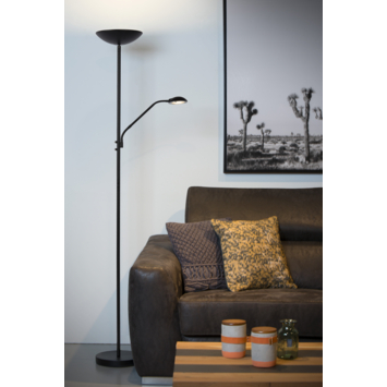 Lucide vloerlamp Zenith zwart