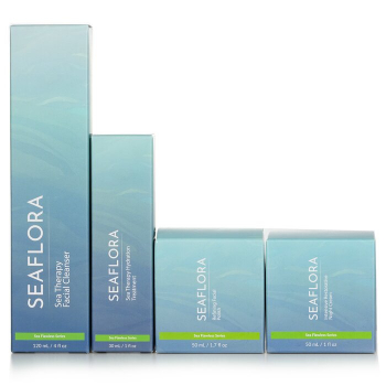 Seaflora Conjunto antienvelhecimento gracioso para cuidados com a pele Thalasso orgânico  5pcs