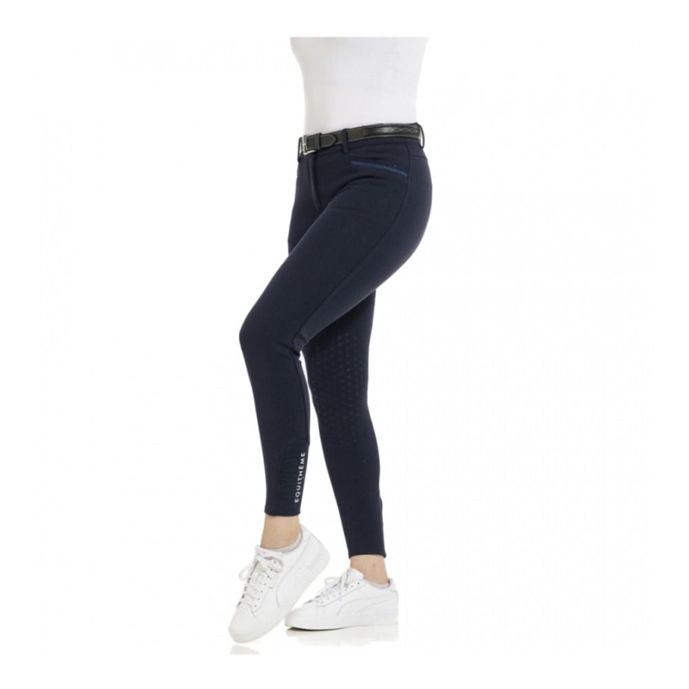 Equitheme KIM - Pantalon siliconé Femme marine