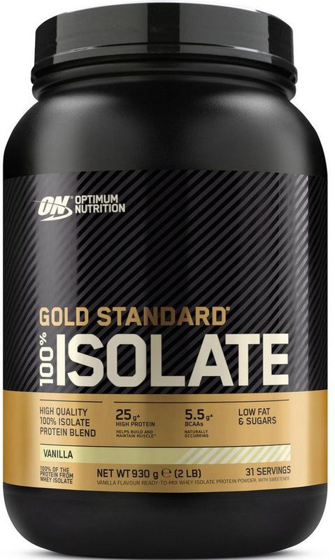 Optimum Nutrition Gold Standard 100% Isolate - Whey Protein Isolaat - Vanilla Eiwitshake - 930 gram (31 shakes)
