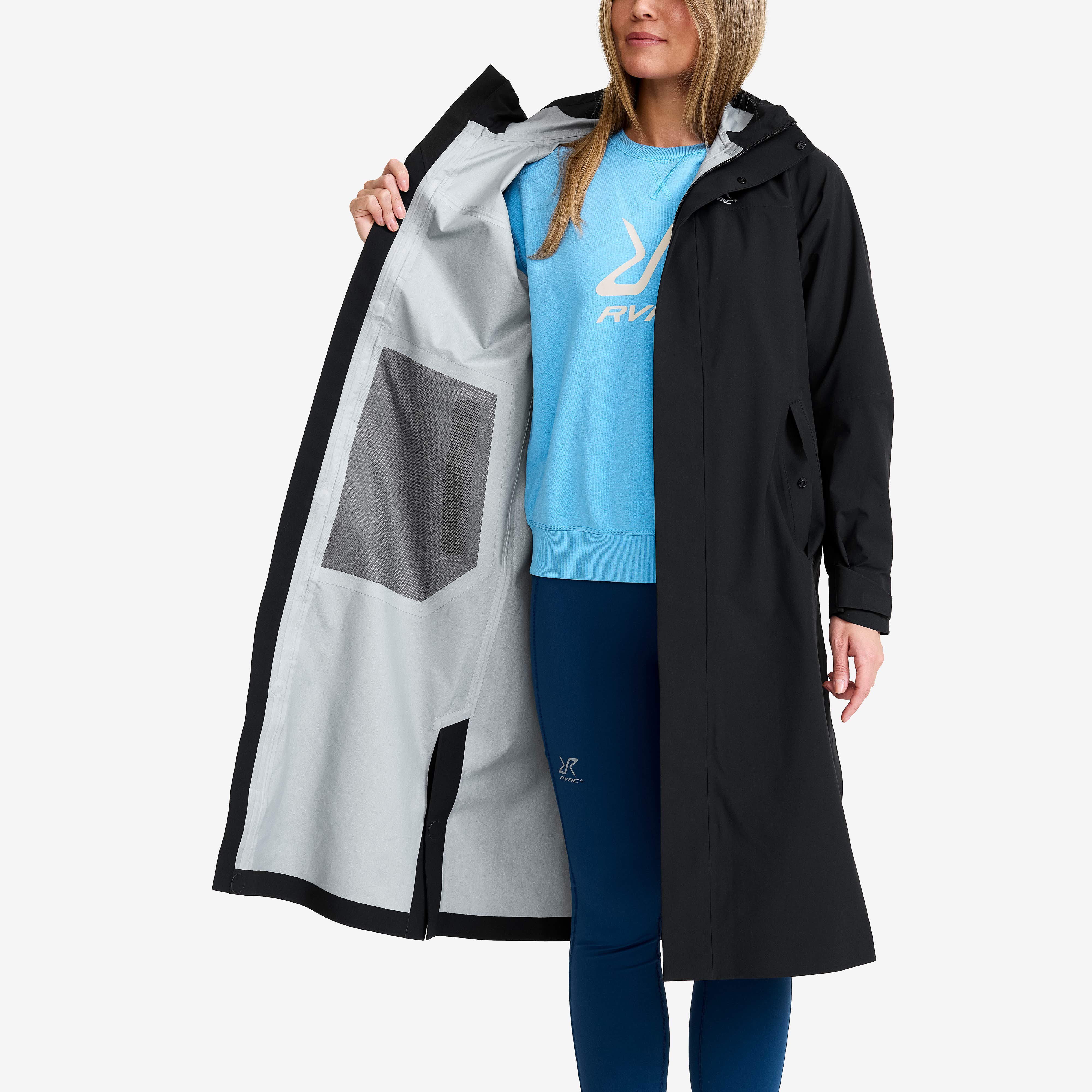 Cloud 3L Long Shell Parka Dame Black