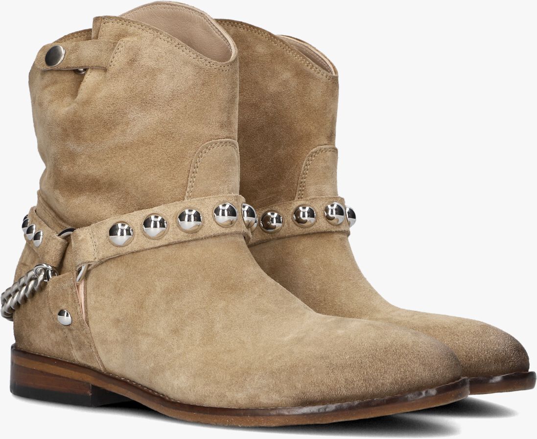ELENA IACHI beige elena iachi biker boots a5682