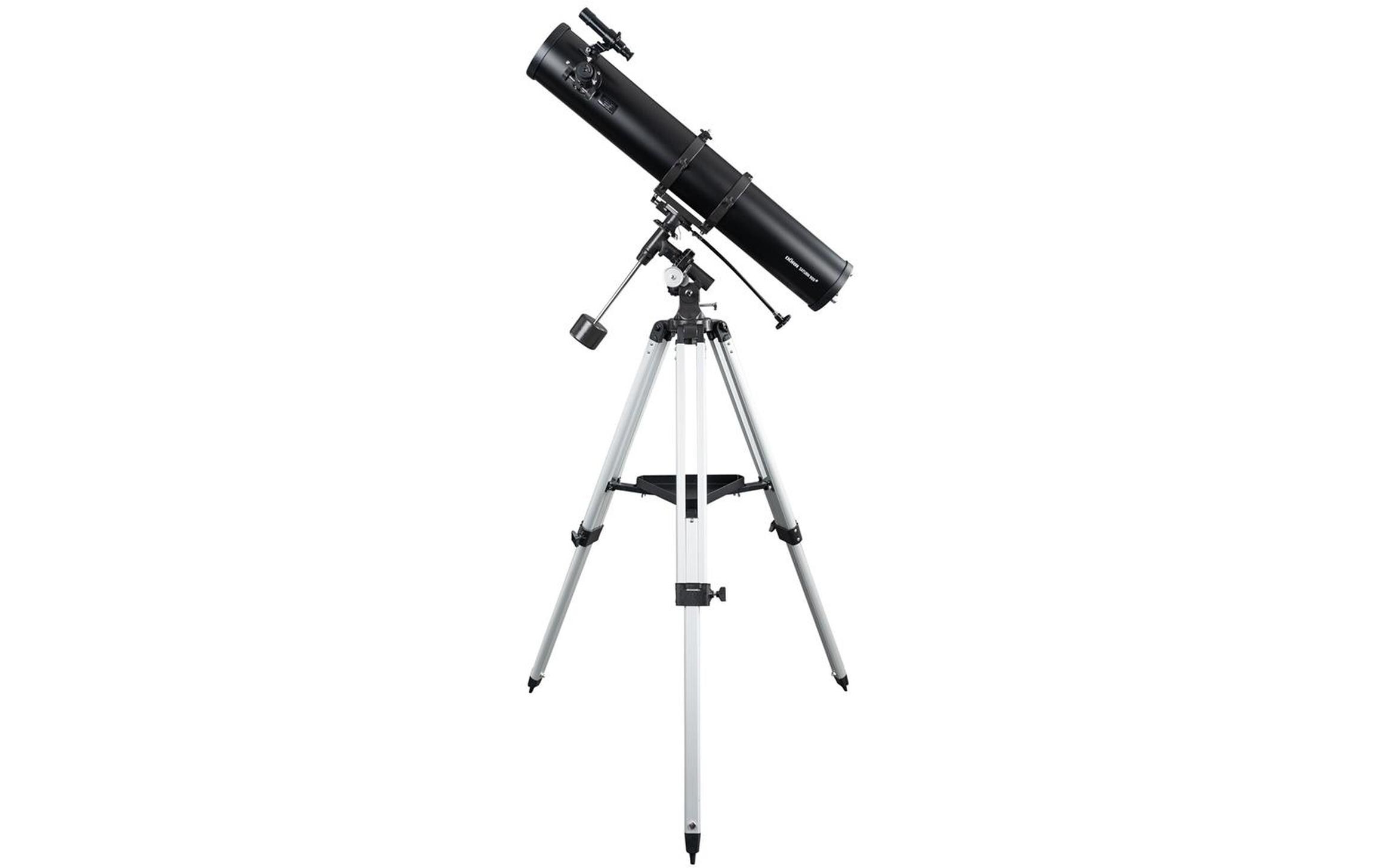 Teleskop Saturn 900<br>Spiegelteleskop mit einer Vergrösserung von 450x