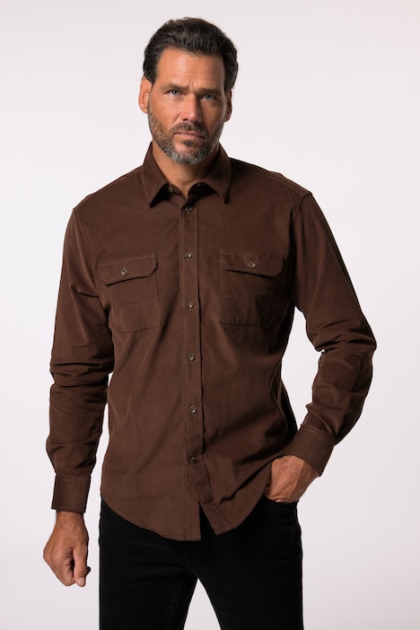 JP 1880 Cordhemd, Langarm, Kentkragen, Modern Fit, bis 7 XL