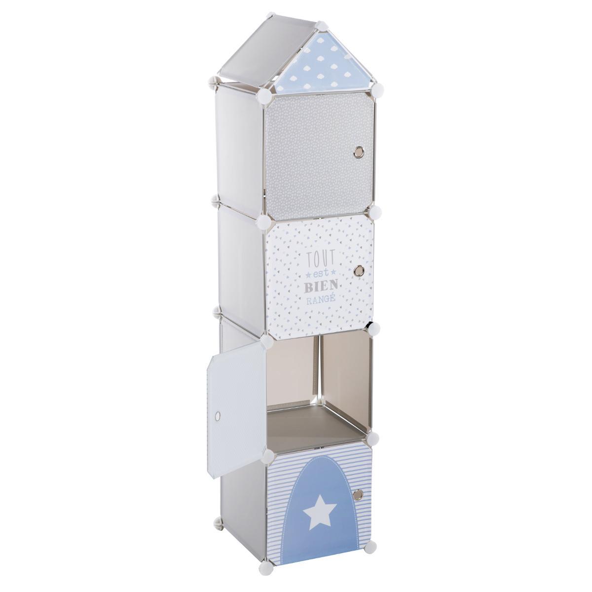 RANGEMENT COLONNE GRIS
