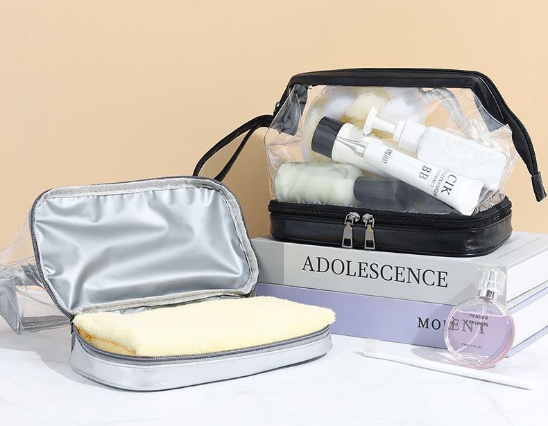 Evorest Bags - Transparante PVC Wet Dry Toilettas