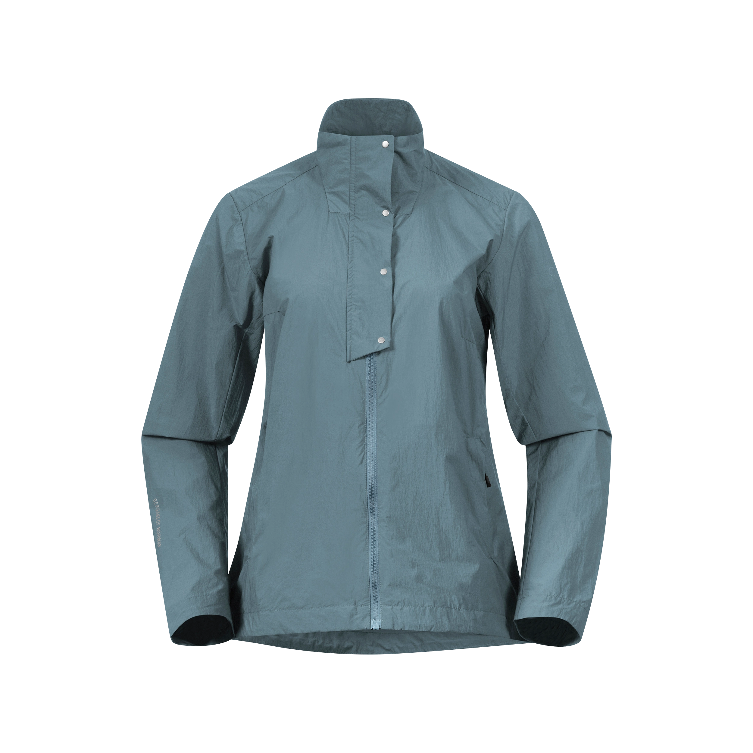 Oslo Urban Commute Windbreaker Jacket Women Smoke Blue