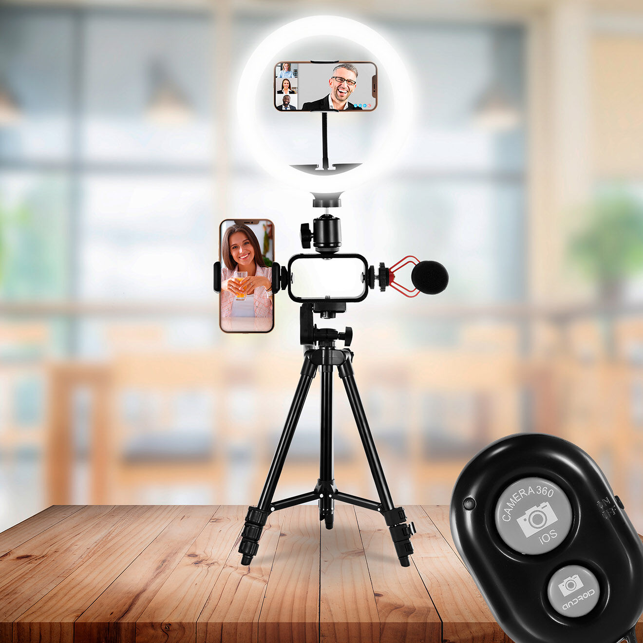 WI-LIGHT Kit Vlogging  livestreaming 550 noir