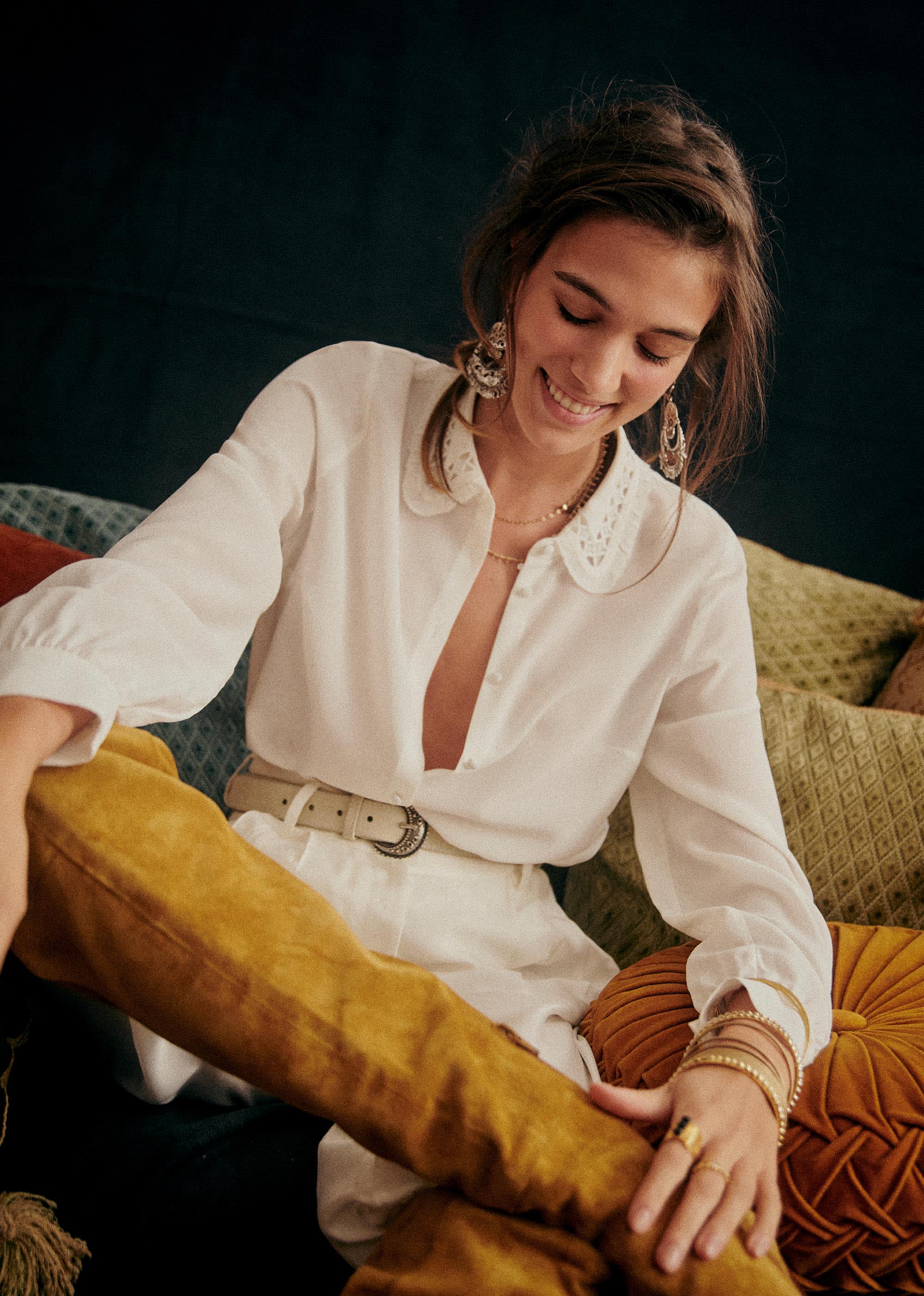 Chemise Suzanne - Écru - E-SHOP/CHEMISES & BLOUSES 5905293