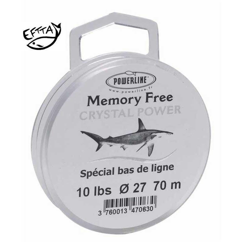 Nylon A Bas De Ligne Powerline Memory Free Cristal Power