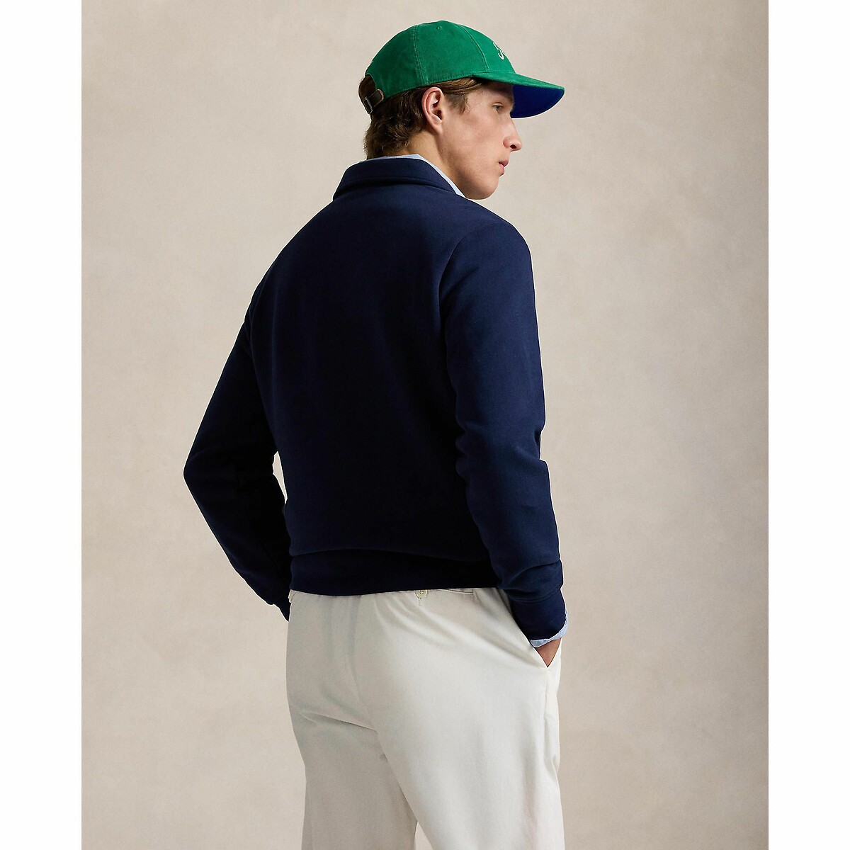 Suéter POLO RALPH LAUREN com zíper até a metade
