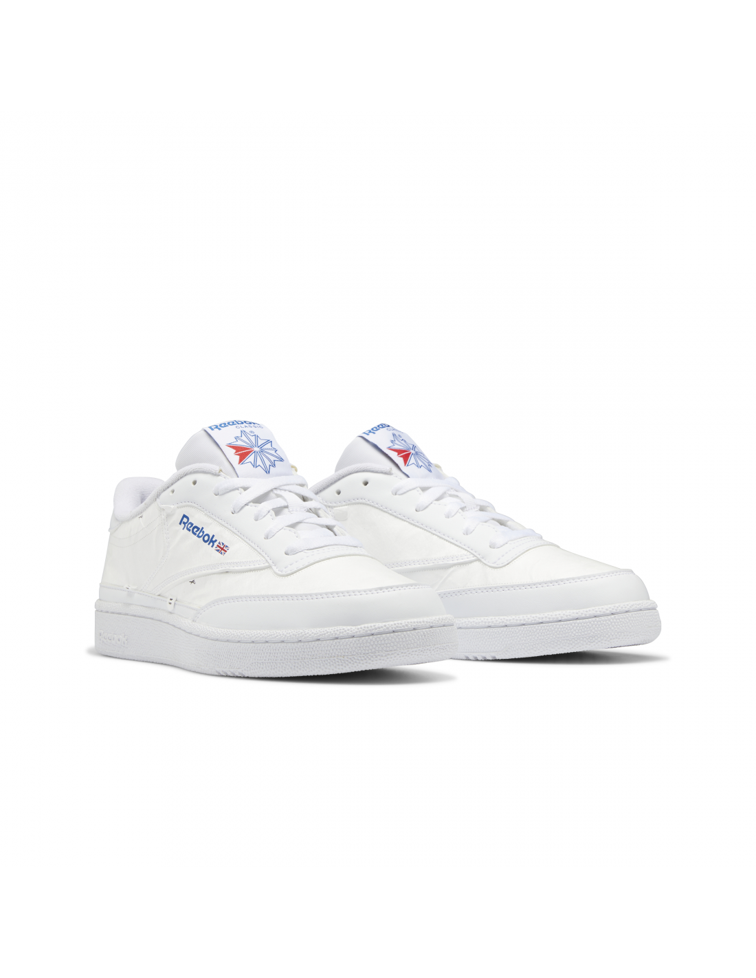 reebok Sneakers mixte collab club c 85 x u cuir blanc (personnalisable)