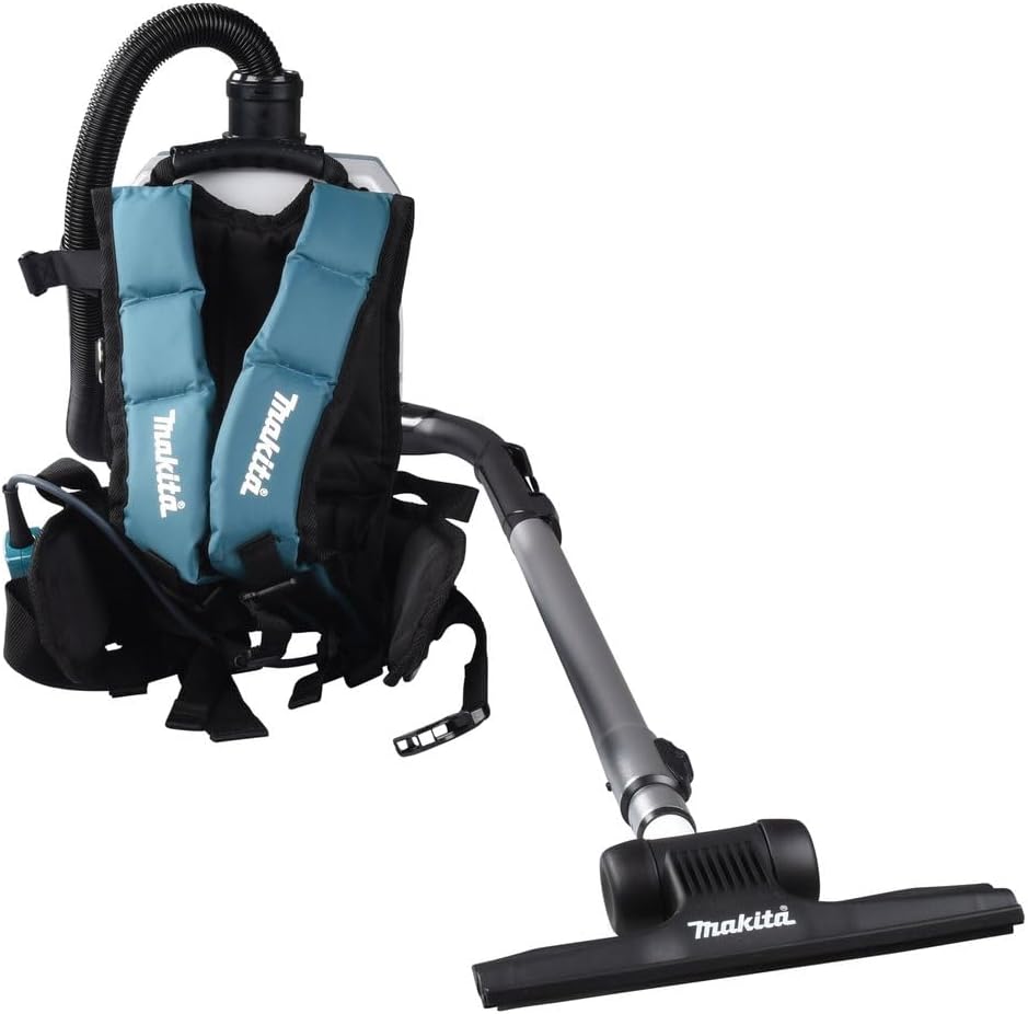 Makita DVC261Z Rucksackstaubsauger Bl 18 V x 2 Lxt mit Selector/ohne Akku und Ladegerät, Bunt