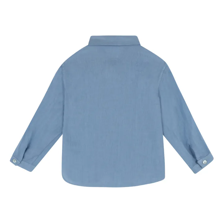Babe & Tess Chemise Manches Longues | Bleu gris