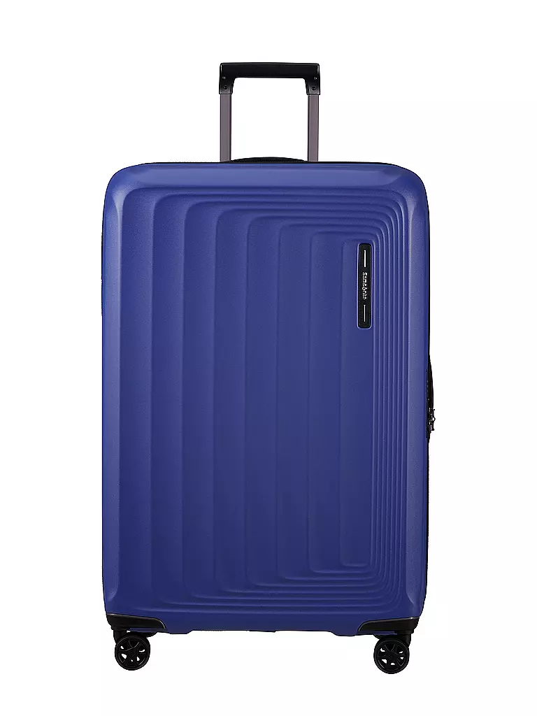 SAMSONITE Trolley  NUON SPINNER 75cm erweiterbar matt nautical b blau
