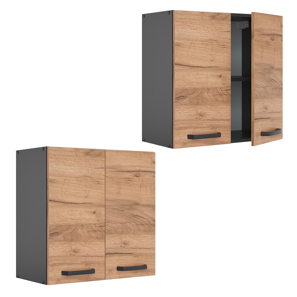 VICCO Küchenschrank Hängeschrank 60 cm R-Line Anthrazit