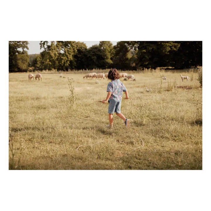 Louise Misha Short Obiki Denim | Bleu jean