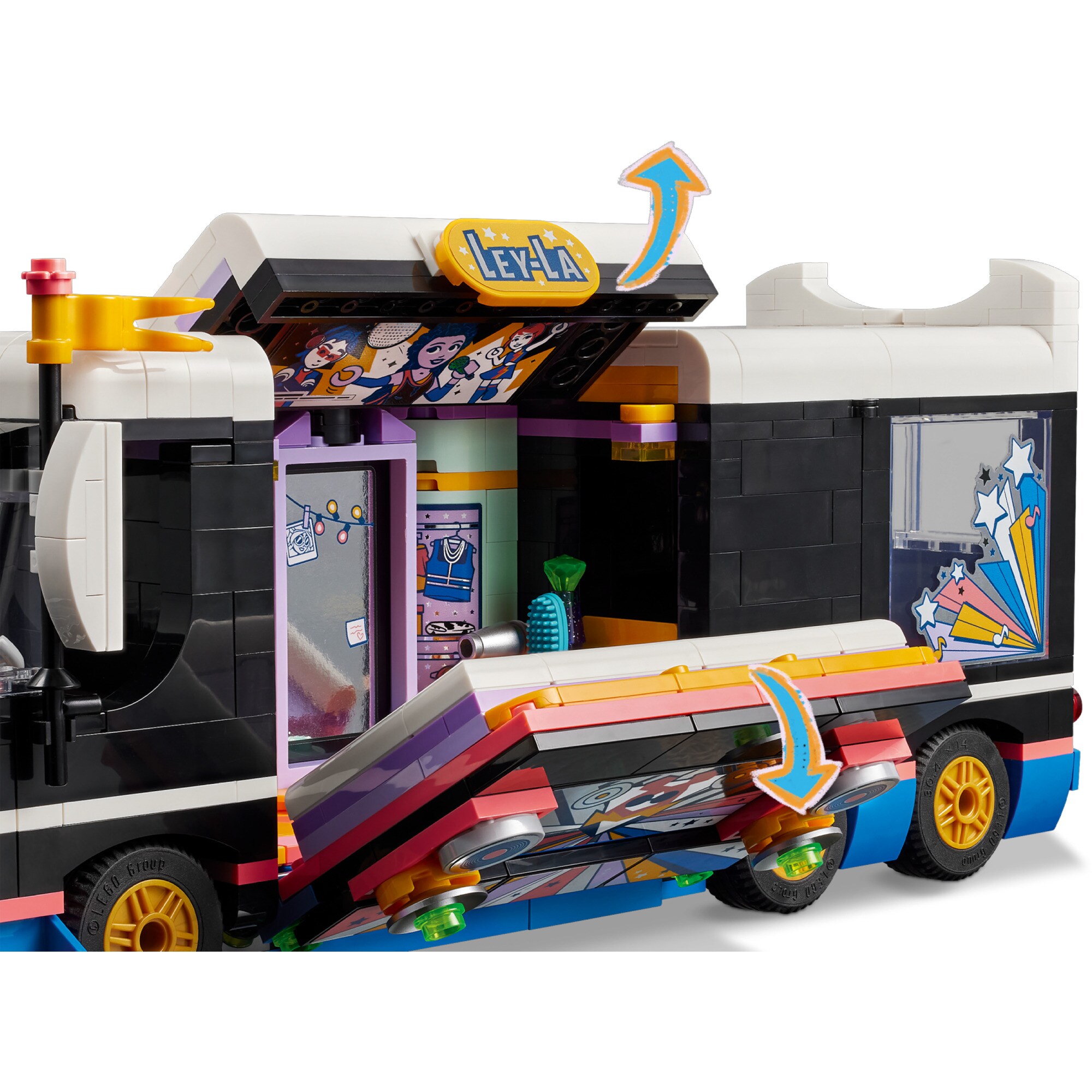 LEGO Konstruktionsspielzeug Friends Popstar-Tourbus