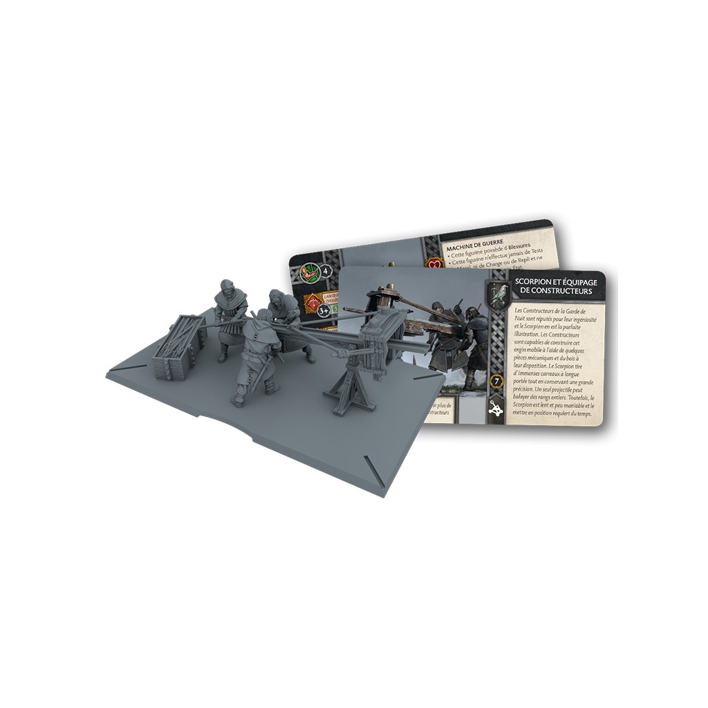 Le Trône de Fer : le Jeu de Figurines - Scorpion et Équipage de Constructeurs