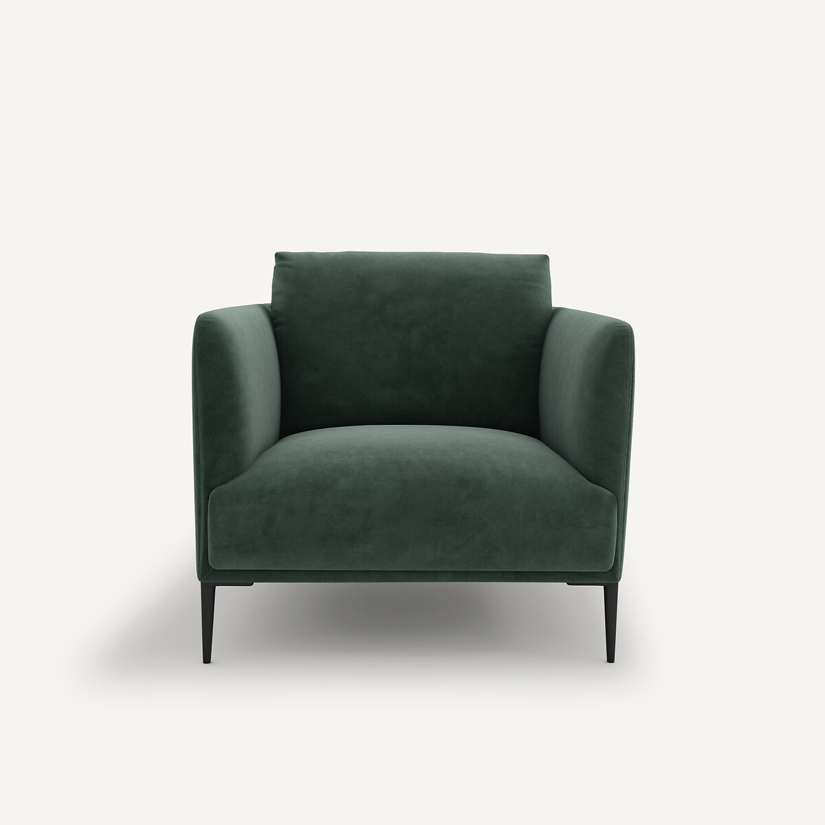 AM.PM<br>Poltrona de veludo, design Oscar E. Gallina