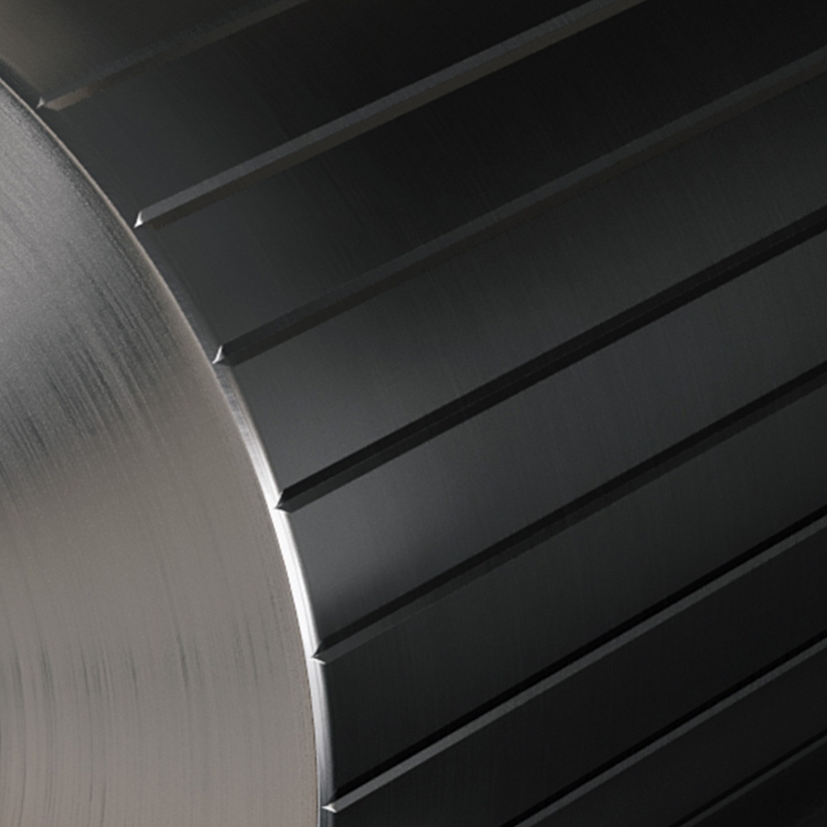 Brauer Stripe inbouw badkraan met badvulcombinatie en staafhanddouche gunmetal geborsteld PVD