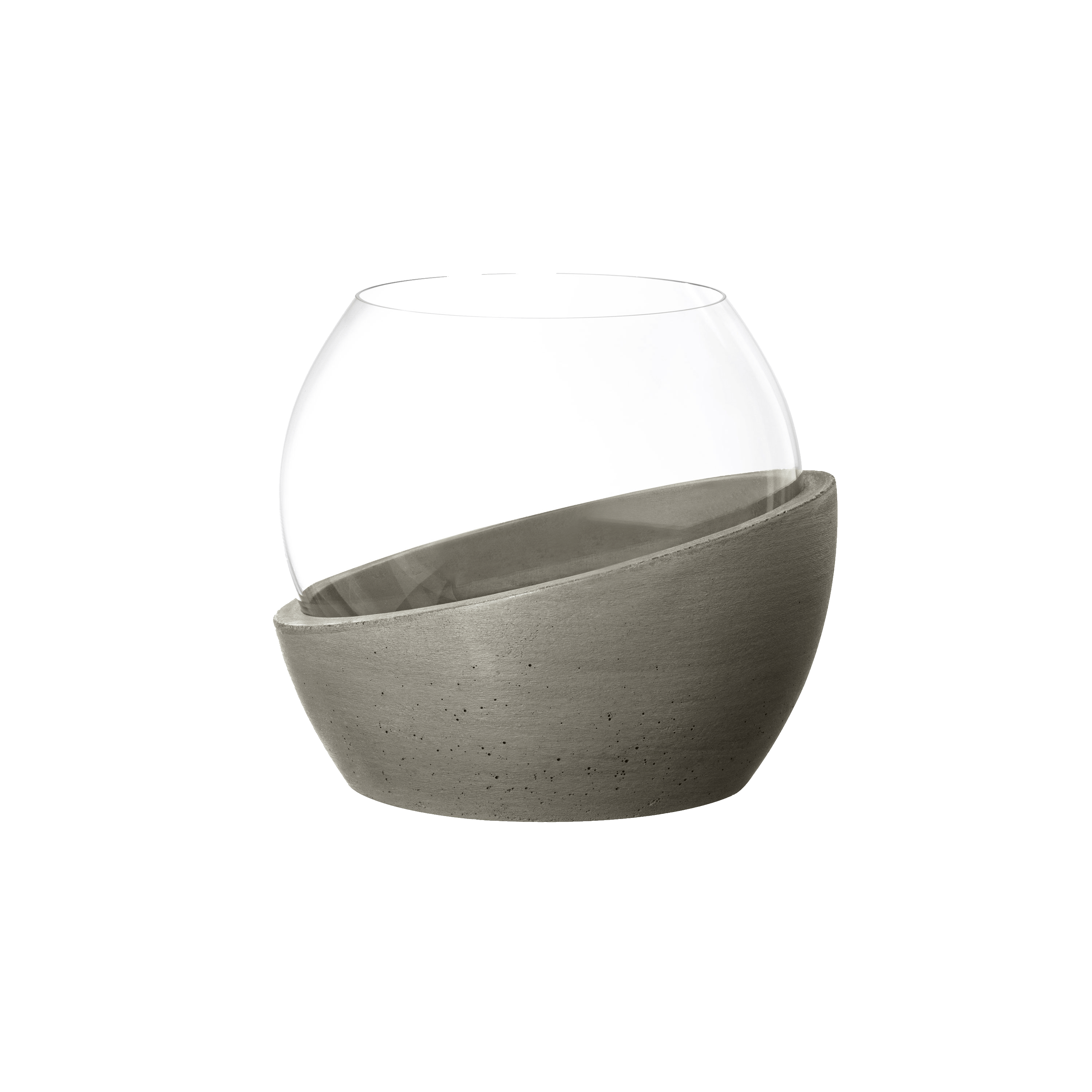 NewMoon Hurricane lamp Clear, 6.8'' x 5.8''