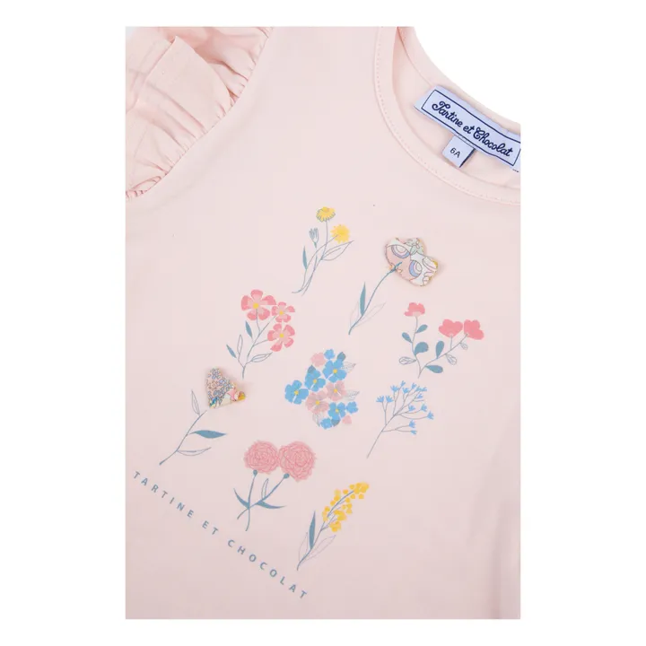 Tartine et Chocolat T-Shirt à Volants | Rose pâle