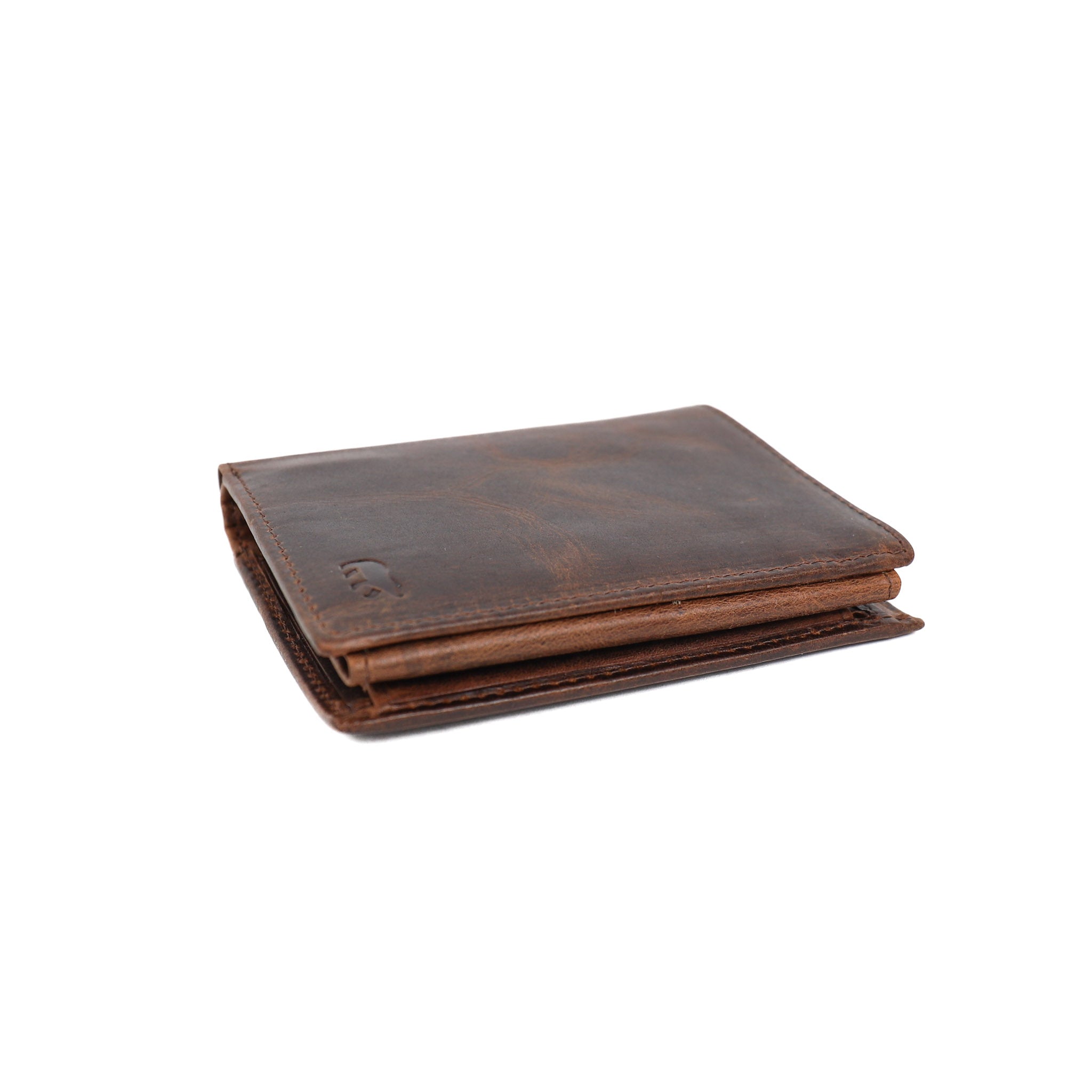 Hoge billfold 'Klaas' vintage bruin Vintage bruin