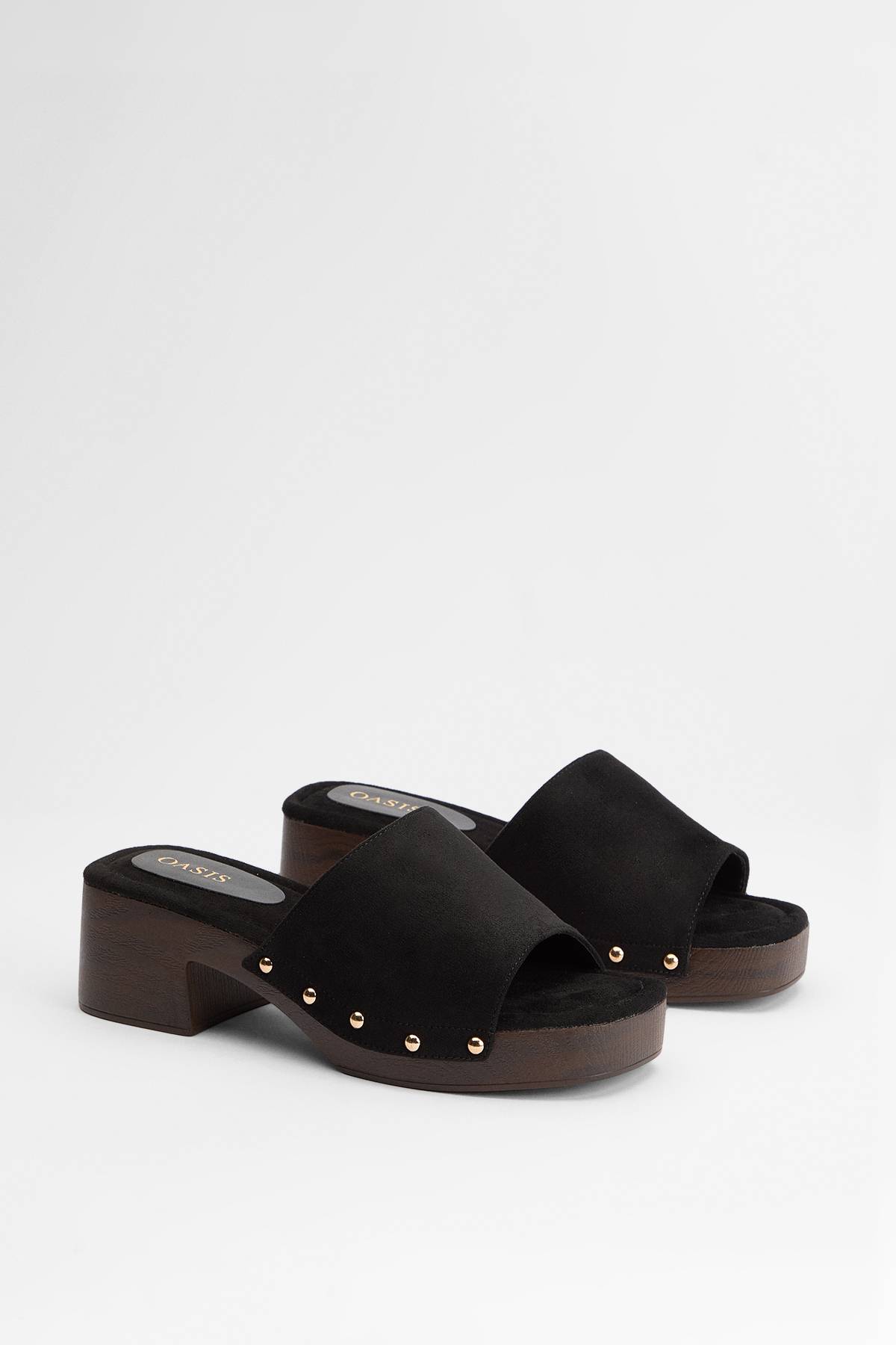 Oasis Sandales Mules À Talons Hauts Henrie En Synthétique