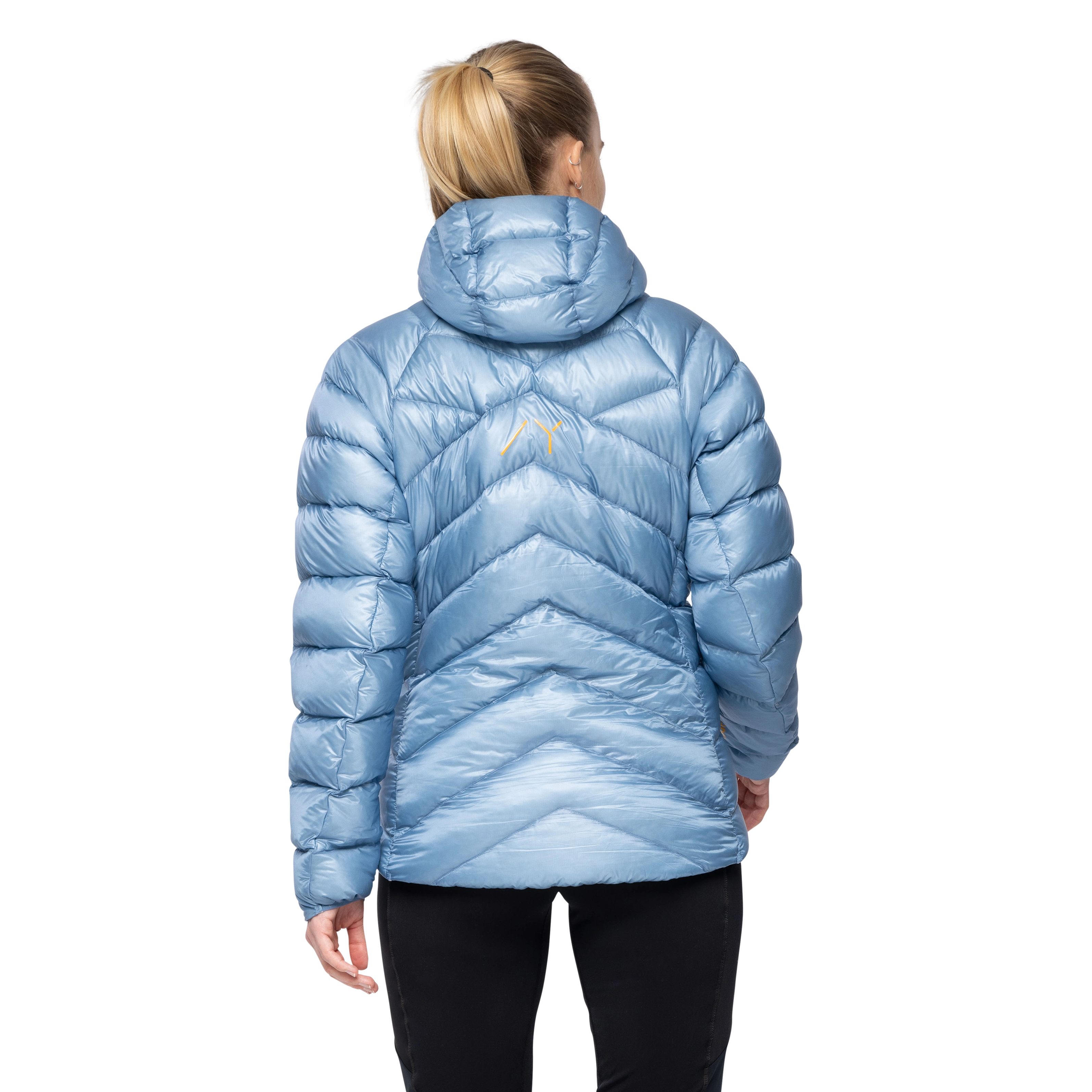 Y LightLine Weightless Down Jacket Hood Women Elemental Blue