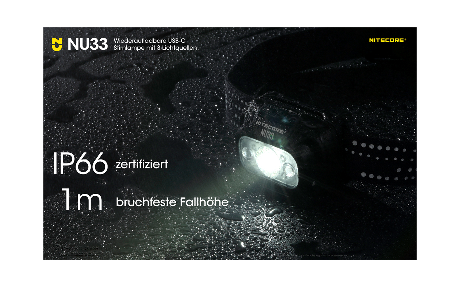 Nitecore Kopflampe NU33 700 Lumen