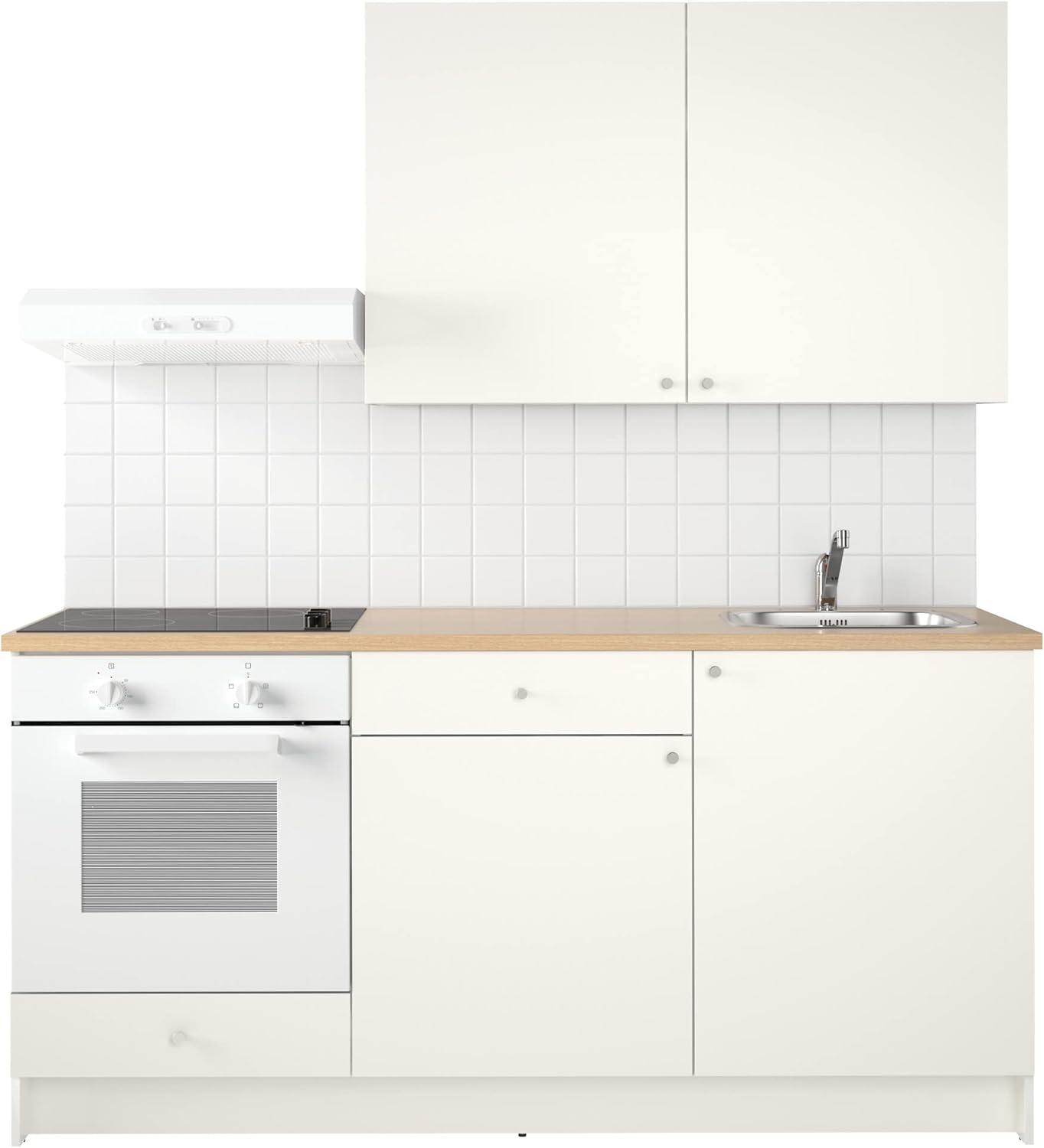 IKEA KNOXHULT Küche, 180 x 61 x 220 cm, Weiß