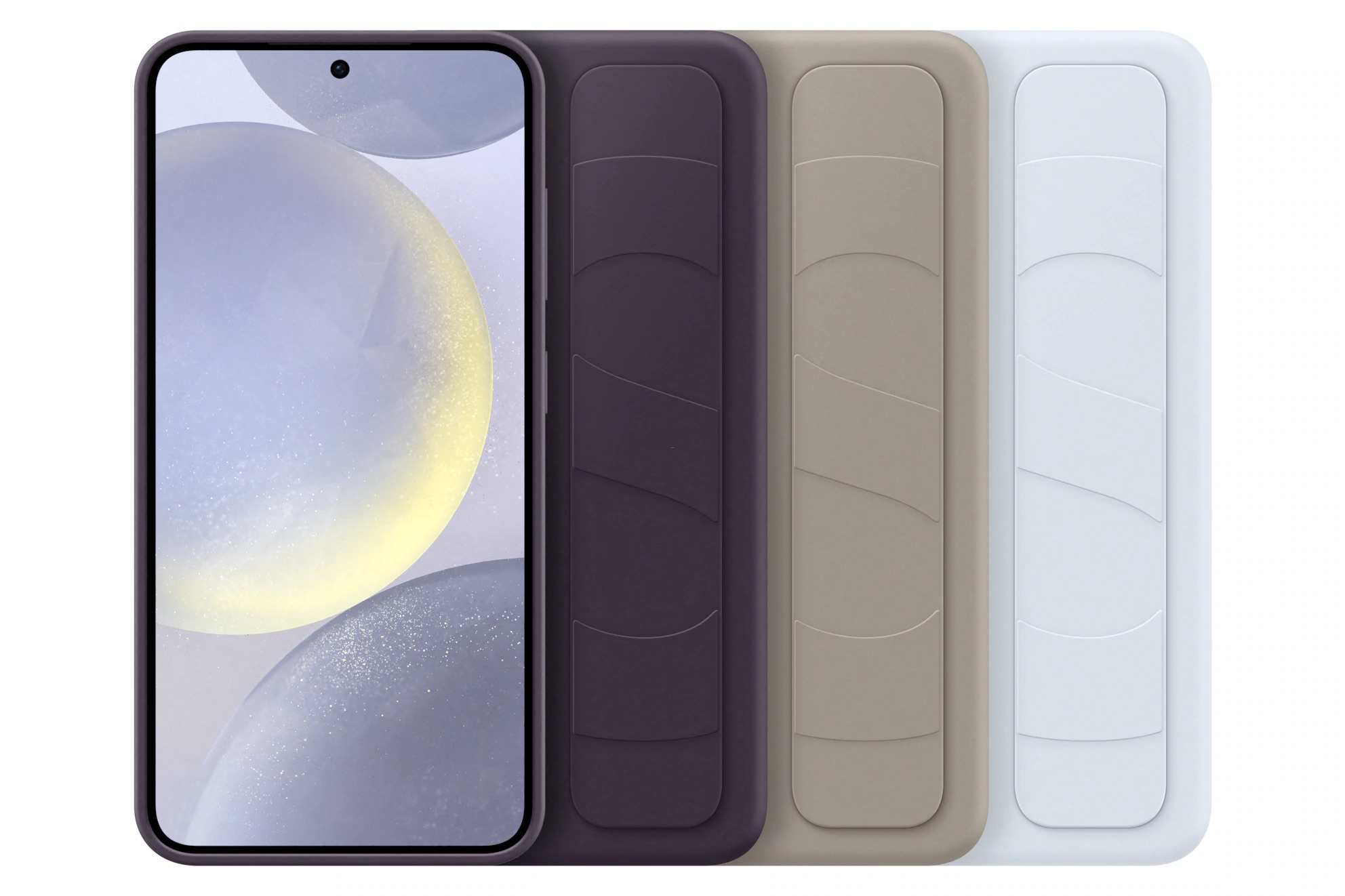 Galaxy S24 Silikon Grip Cover Hülle (EF-GS921CLEGWW) - Light Blue (Blau)