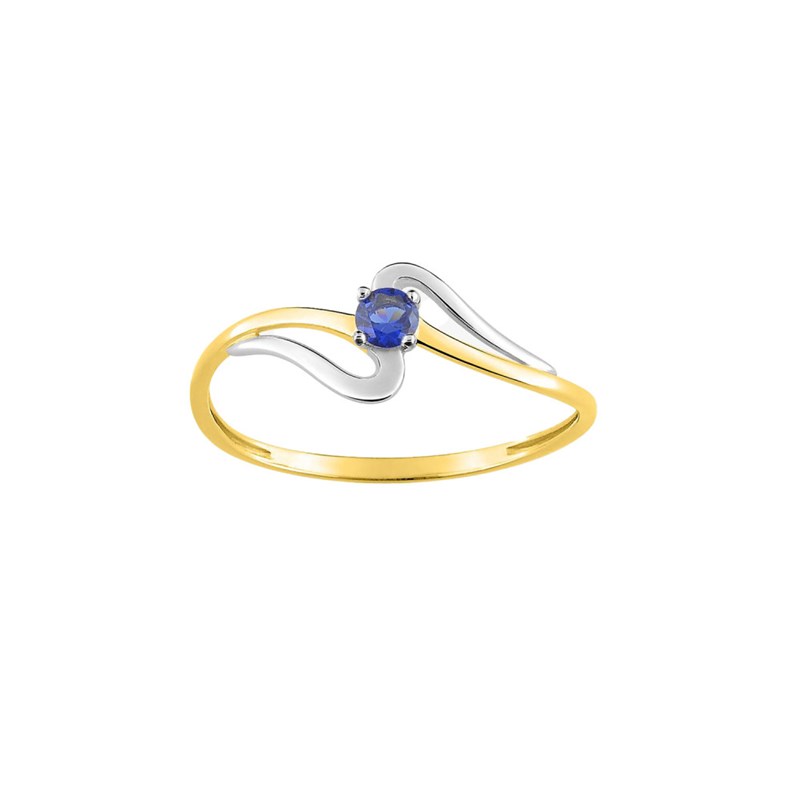 Bague femme - saphir - Or 18 Carats