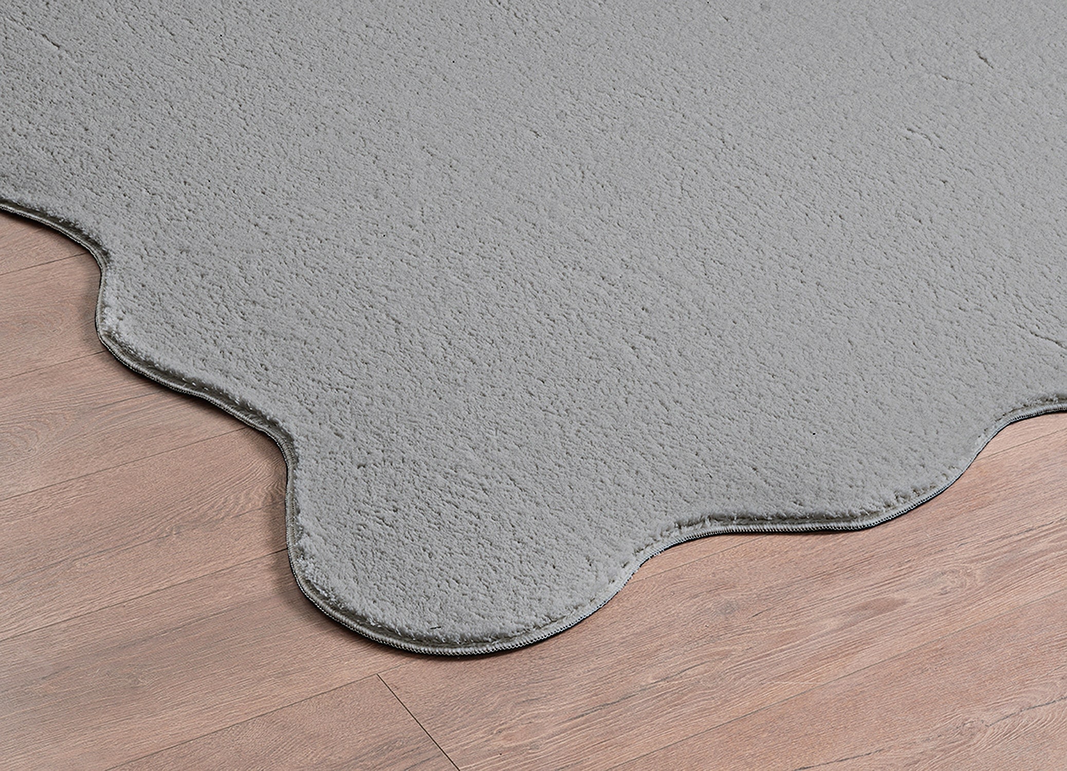 the carpet Teppich »Relax Scallop kuschelig & Super Soft,« wellenförmig Anti-Rutsch Unterseite, Waschbar bis 30 Grad, Felloptik,